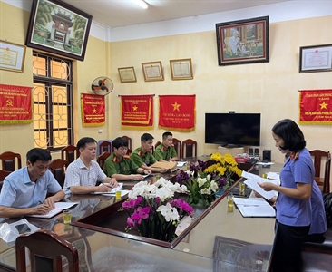 Viện KSND huyện Đan Phượng đẩy nhanh việc hoàn thành kế hoạch trực tiếp kiểm...